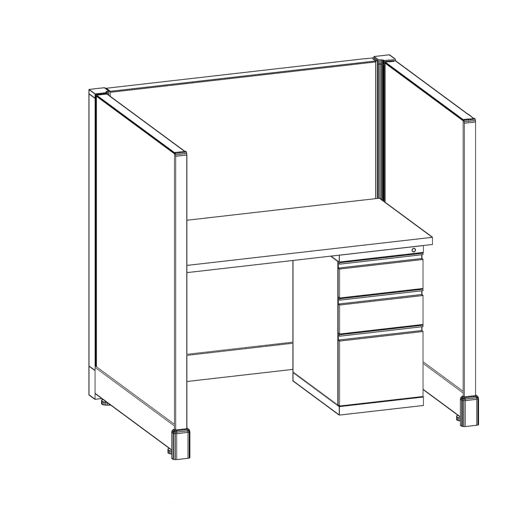 Kofs Modern Modular Office Furniture Workstation 2,4,6 Seater Office