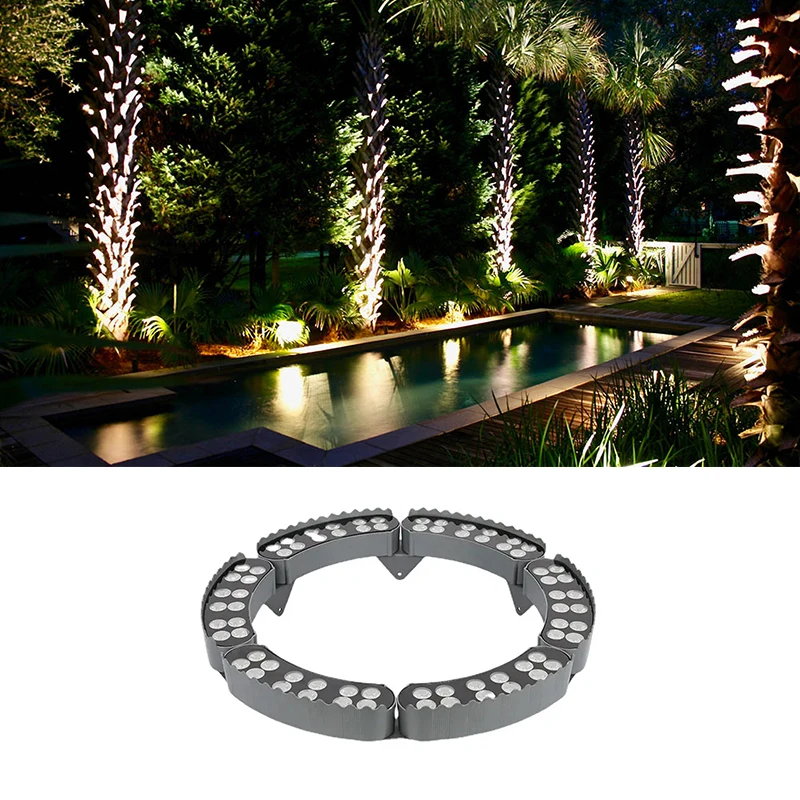 Palm Tree Ring Light Hug Tree Led Landscape Led Light Outdoor