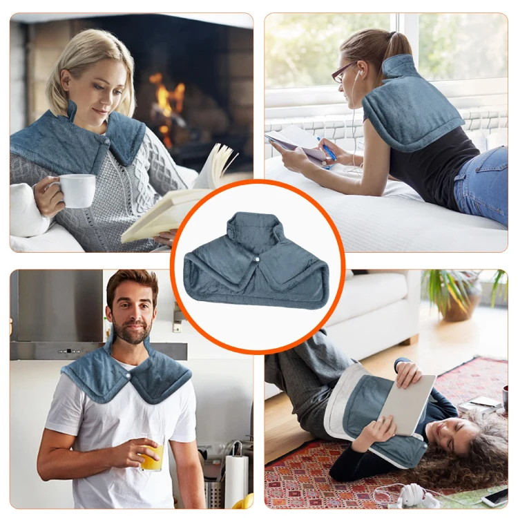 Machine Washable Electric Heated Shoulder Pad With 6 Heating Settings ...