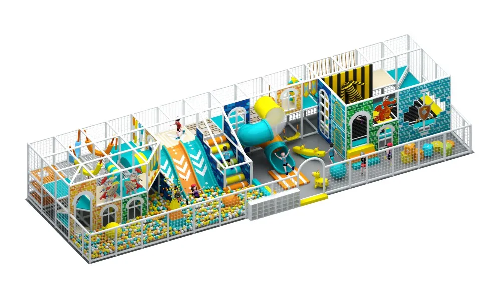 Feelkids ALITA-TQ26006 High-Capacity Indoor PE Board Plastic Galvanized Pipe Multi-Play Kids Activity Center Playroom Equipment supplier