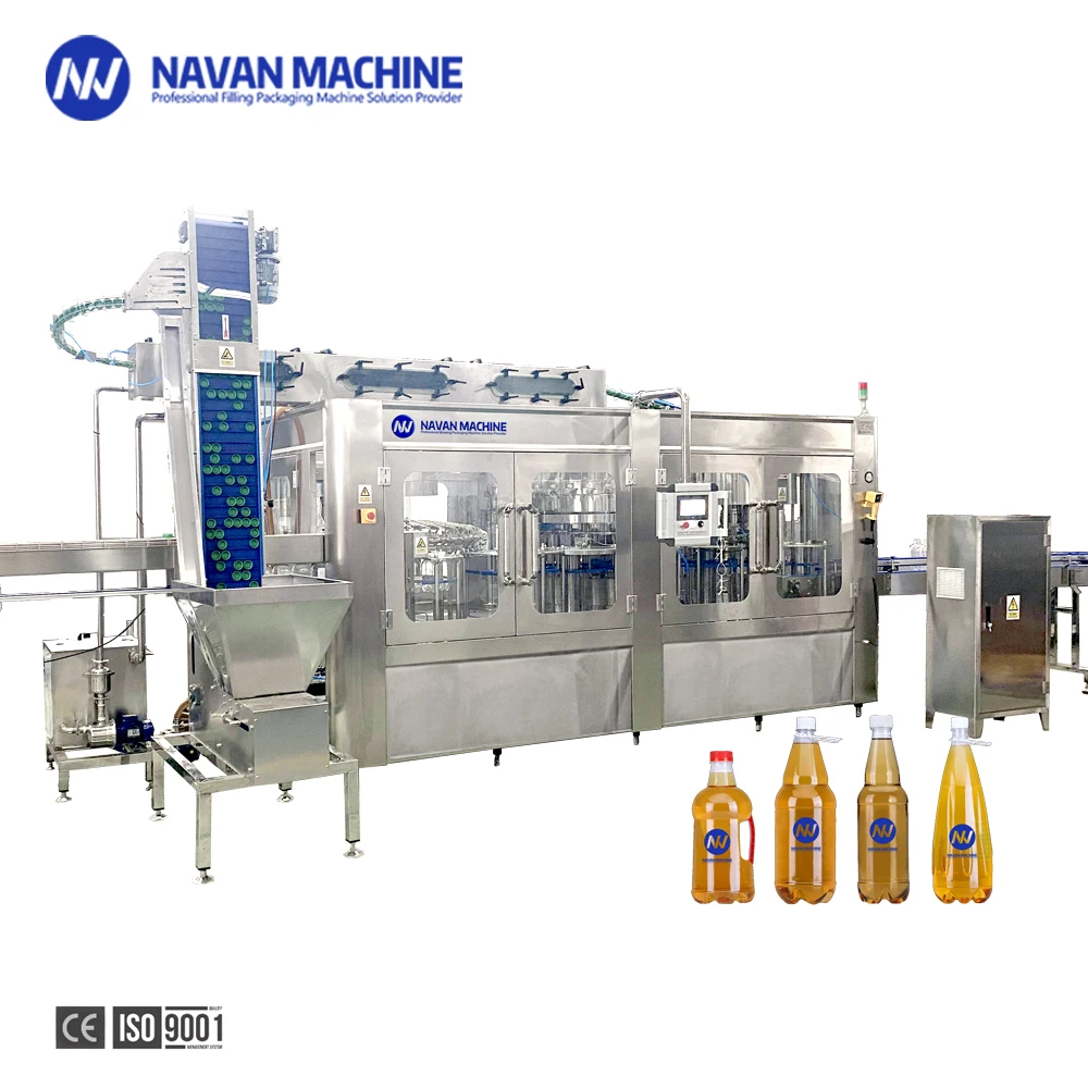 Full Complete Automatic Rinsing Filling Capping Three in One Machine for Beer Production Line With PET Bottle