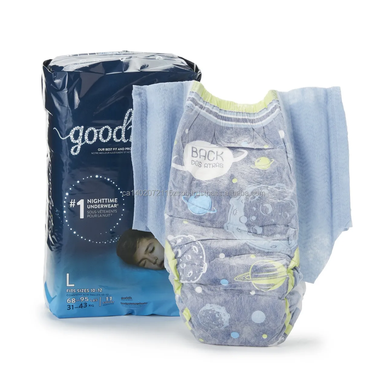 Goodnites Training Pants For Kids Nighttime Underwear Size S M 44 