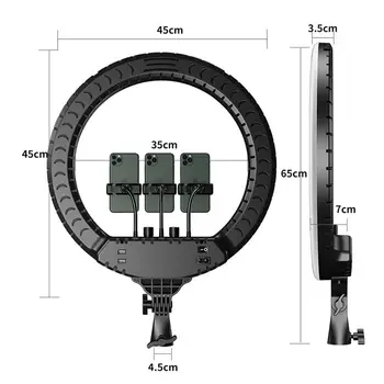 Ring Light 14 18 21 Inch Led Ring Lamp Fill Light for Makeup Photography Video Live Studio detail image