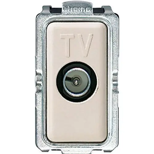 Bticino Magic Ivory Series Male TV Socket Code-S5173DF for TV Antenna ...