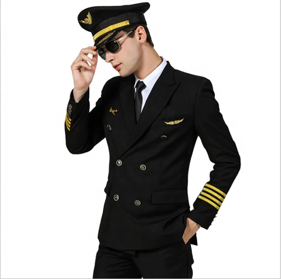 Airline Pilot Uniform Aviation Uniform Suit Pilot Uniform for Captain