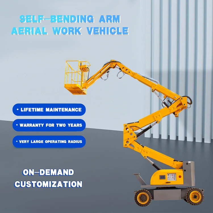 Trailer Mounted Boom Lift Tow Behind Boom Lift Articulated Boom Lift With Diesel Power Buy