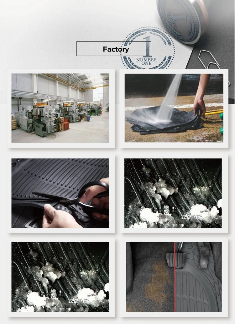 All Weather Protection Heavy Duty Rubber Car Mats For Suv And Trucks