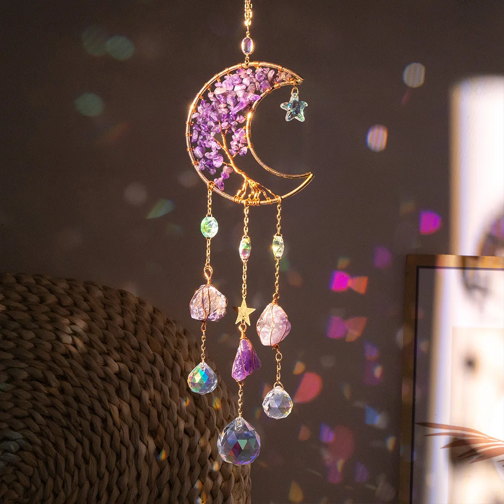 Colorful K9 Crystal Sun Catcher Hanging Sun Catcher Crystal Window Sun 