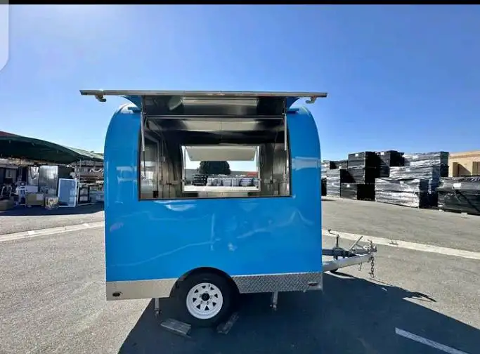 Quality Fully Equipped enclosed mobile food truck trailer for sale