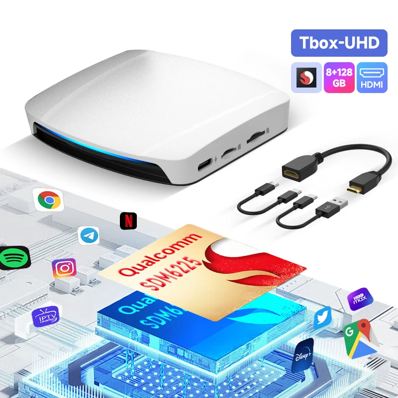 Carlinkit Tbox UHD 8G 128GB - Smart Carplay Dongle