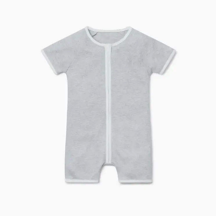 Gots Fsc Certified Bamboo Baby Clothes Manufacturer Baby Romper Summer