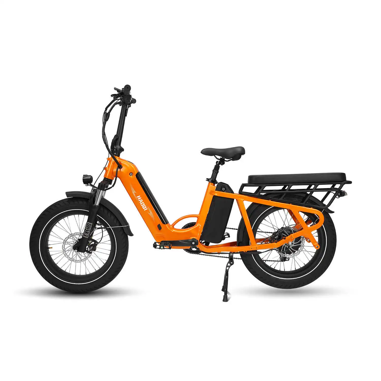 HAOQI 750W Electric Cargo Bike with 27.8Ah Camel Versatile and Efficient Urban Transport
