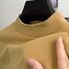 Long-sleeved solid color khaki [German velvet]