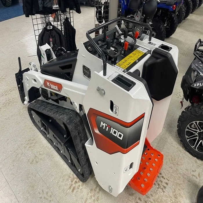MT100 Mini Skid Steer Loader 1000kg 1410kg Bobcat With Tracks - Wholesale Bulk Orders Fast Shipping