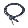 Black Digital audio Type-C to 6.35mm elbow connector