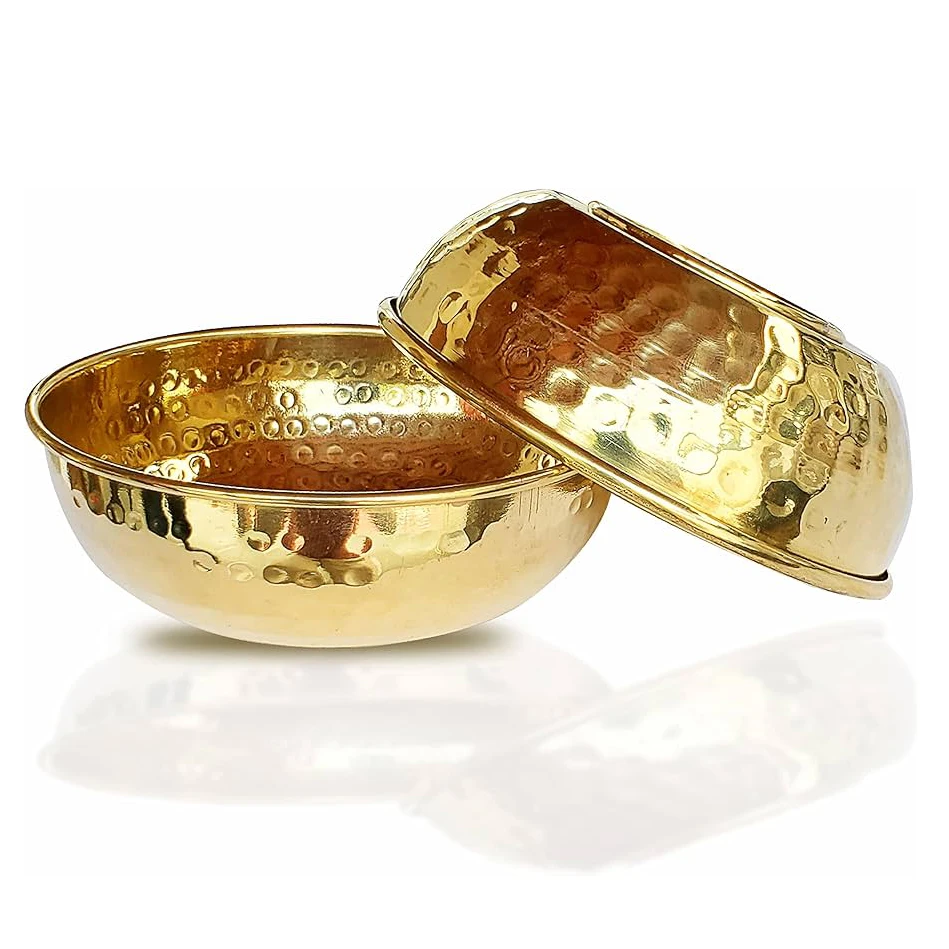 MODERN HAMMERED ATTRACTIVE DESIGN METAL DECORATIVE WHOLESALE PRICE CHOCOLATE SERVING BOWL for HOME & CHRISTMAS