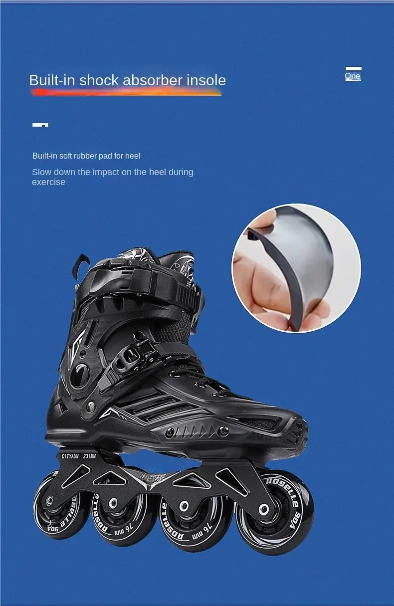 Roller Skate Shoes Inline Skate Competition High Grade Aluminum Alloy Frame Roller Blades For