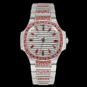 New High-quality Diamond-set Moissanite case Ladies' Mechanical Watch Waterproof High-end Business Luxury Brand Automatic Watch