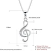 Plaqué rhodium (pendentif uniquement)