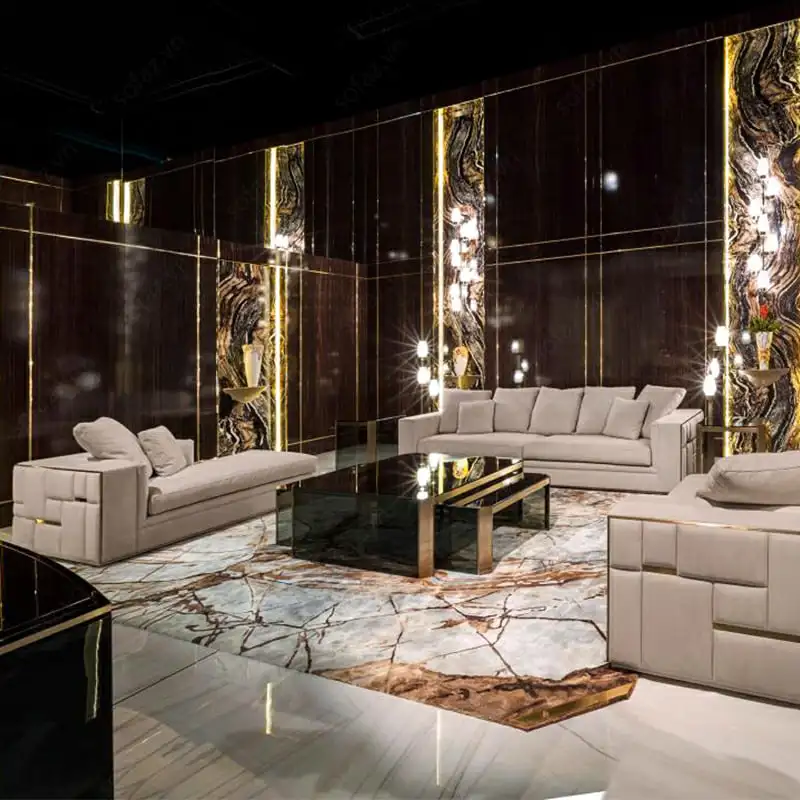 Indochin Fabric L Shape Sofa Sectional Best Product Manufacturer Vietnam Living Room High