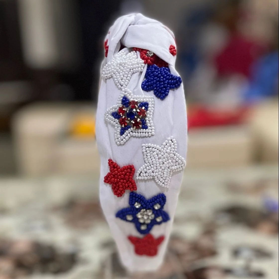 Knotted Style Headband Pink Rhinestones Headband For Women Buy Colorful Seed Bead Headbands