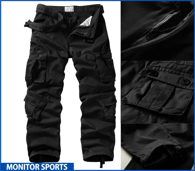 Men's Cargo Pants 86 Nylon And 14 Spandex Custom Design 300 Gsm
