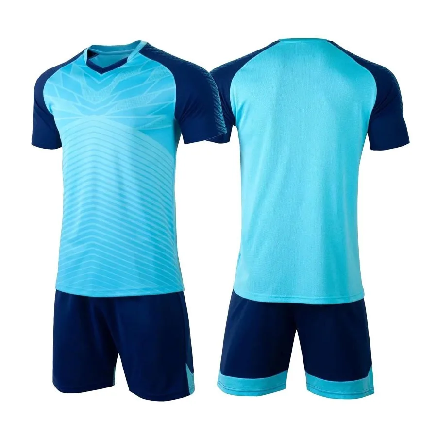 Wholesale Sublimation Soccer Uniforms Football Jersey Set 100% ...