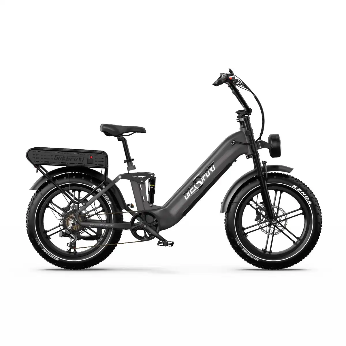 Onesport OT08 Pro Full Suspension E-Bike 48V 250W/350W Rear Hub Motor Aluminum Frame Integrated Battery 60km Range Dirt Bike