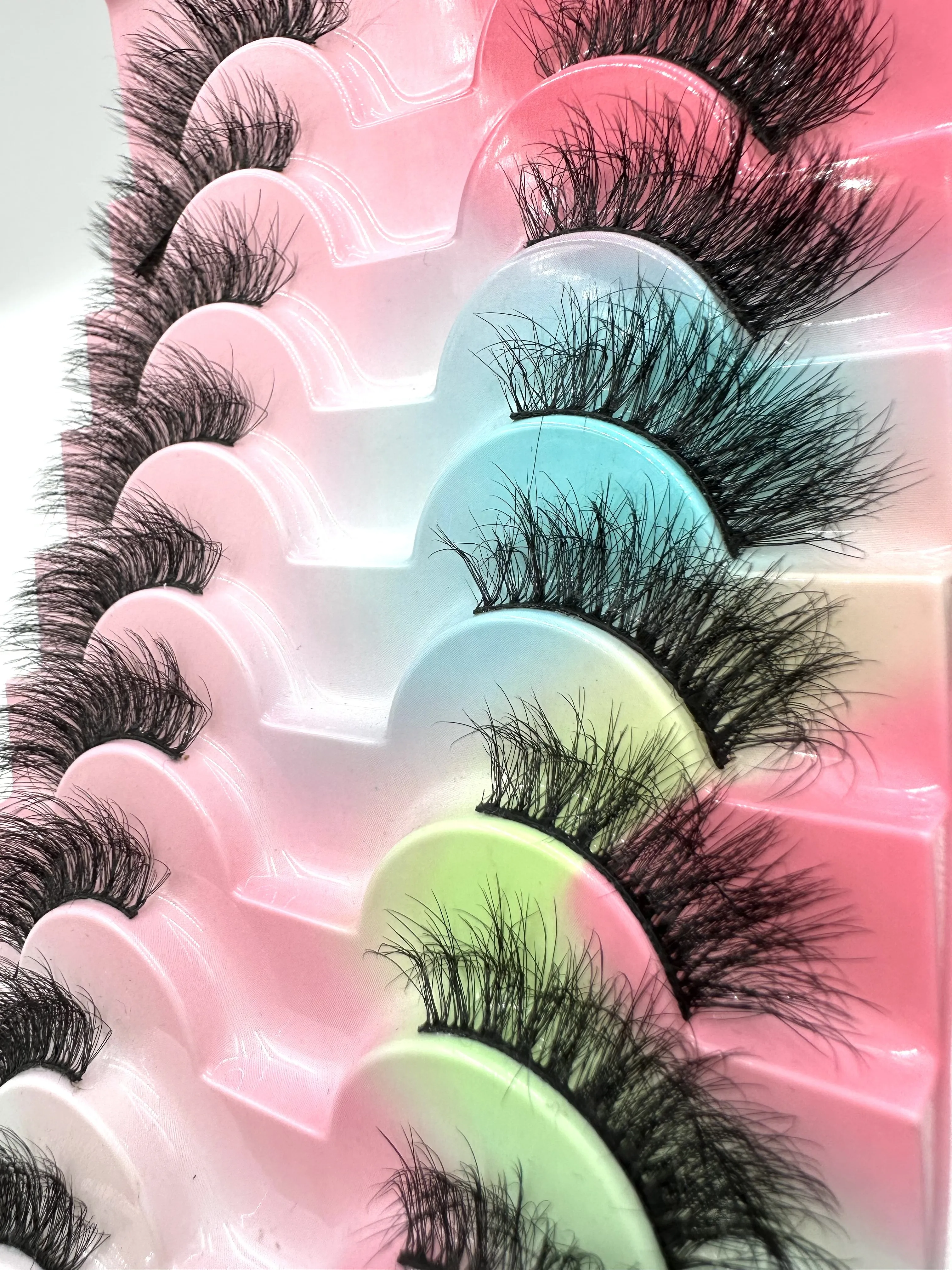 Volume Eyelashes 3d Faux Mink Lashes Synthetic Eyelash With Supure Soft