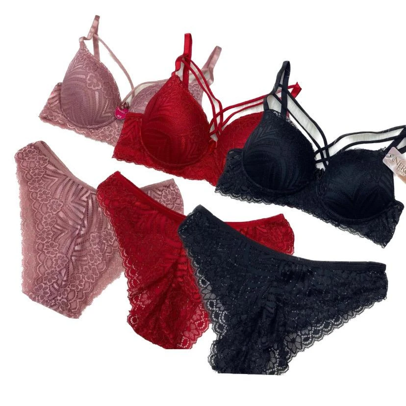 Wholesale Bra Casual Panties Sexy Lingerie Affordable Bra Set Womens Fancy Underwear Womens 7958