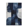 Blue, White