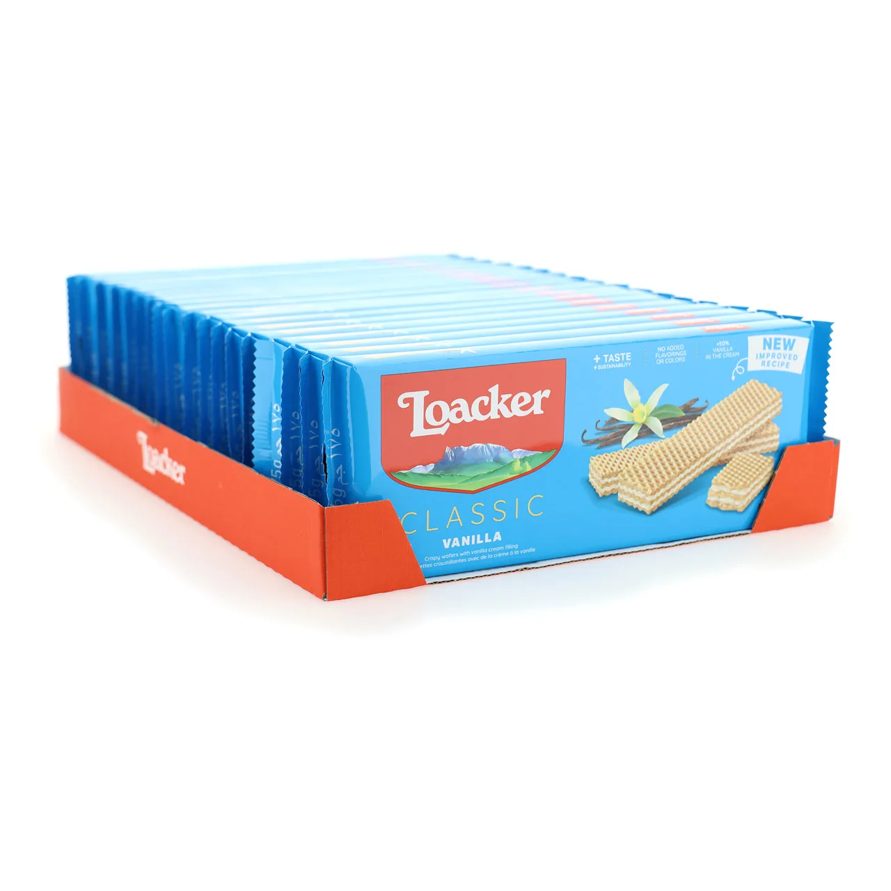 Classic Vanilla Essence Refined Loacker Biscuits 175g Pack of 18 for Sweet Vanilla Indulgence