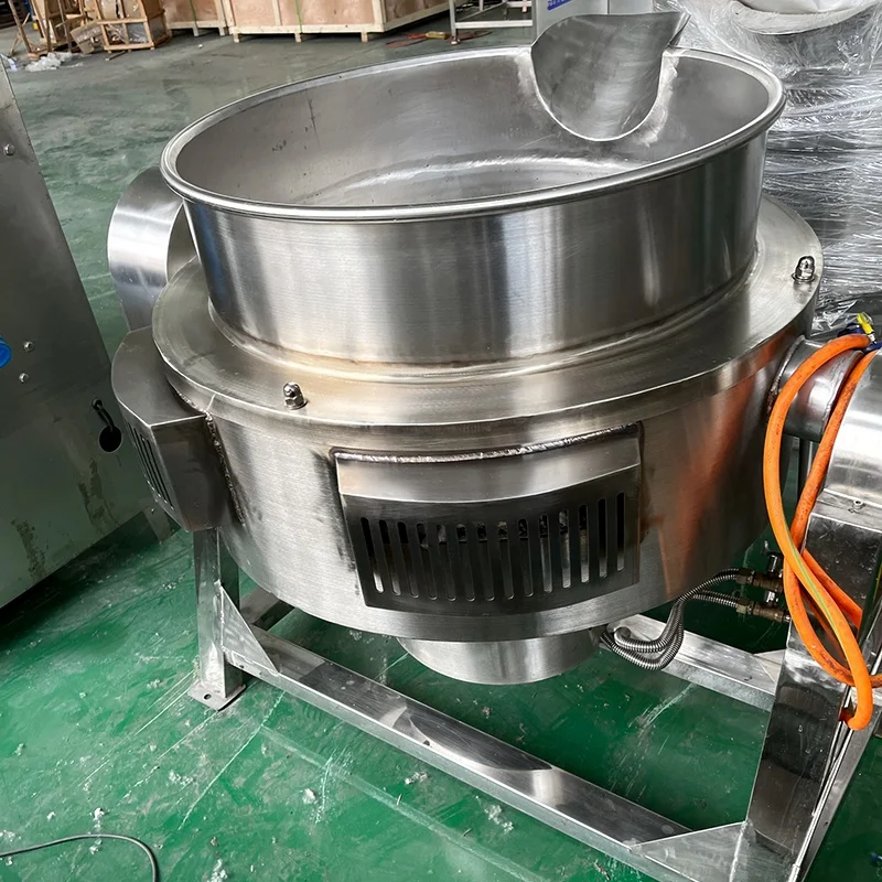 Advanced Jam Cooker with Stirrer Commercial Cooking Pot Automatic Sugar Cooking Machine caramile cooker