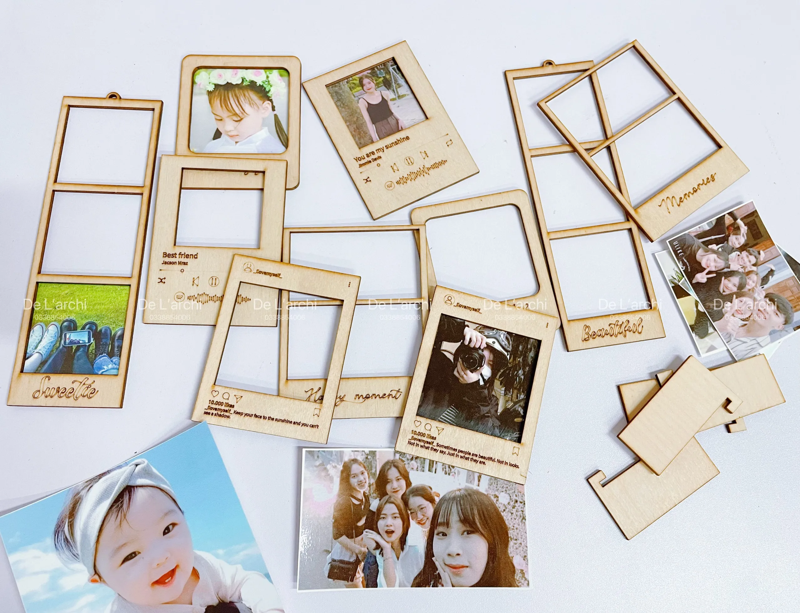 Classic Double Sided Creative Frames Vintage Wooden Photo Frames,Custom ...