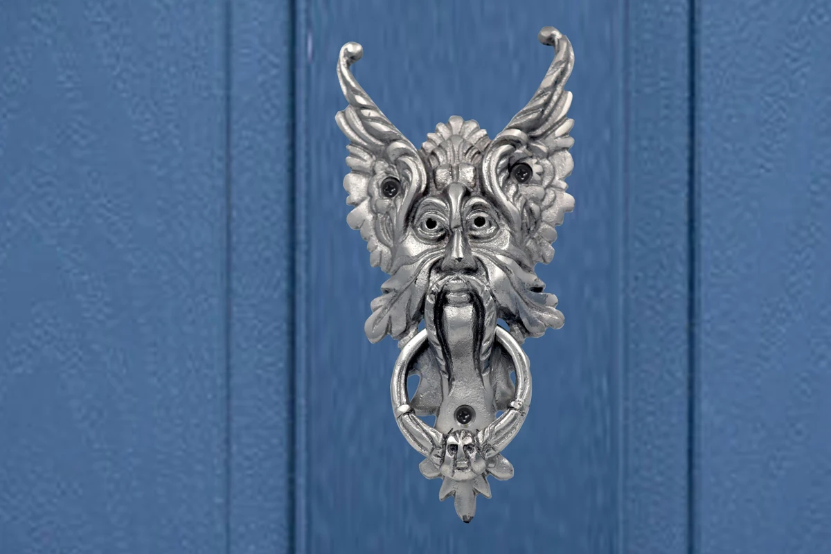 Latest Design Antique Brass Cast Iron Front Door Knocker Heavy Weight