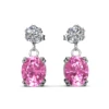 18k White Gold Plated Earrings For Women DE0710-209