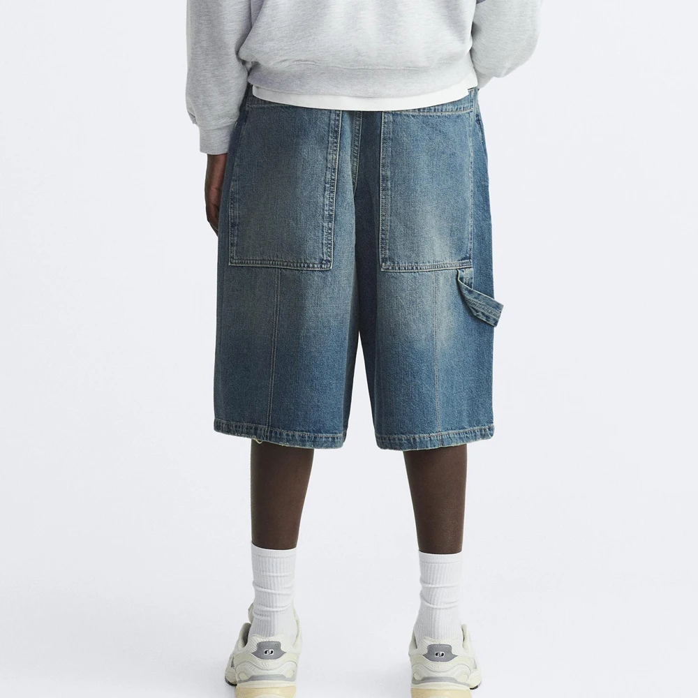 パンツ XL order LOOSE DENIM HALF PANTS VINTAGE A082dd2157d434717af8bfc47efc6d