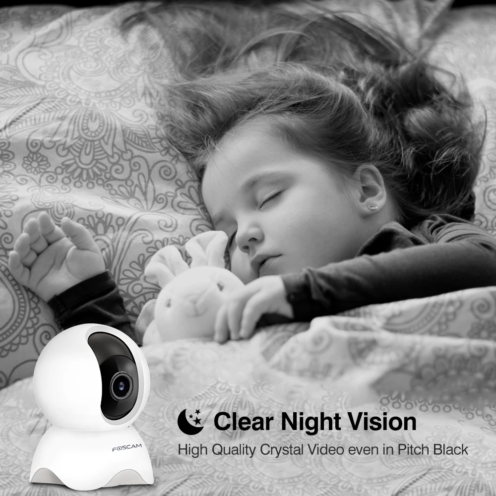 Best Quality 5mp Wifi Pet Baby Monitoring Camera Surveillance Ip Camera