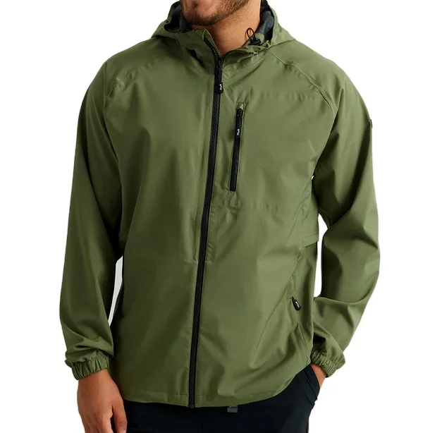 Wholesale Custom Design Lightweight Zipper Jacket for Men