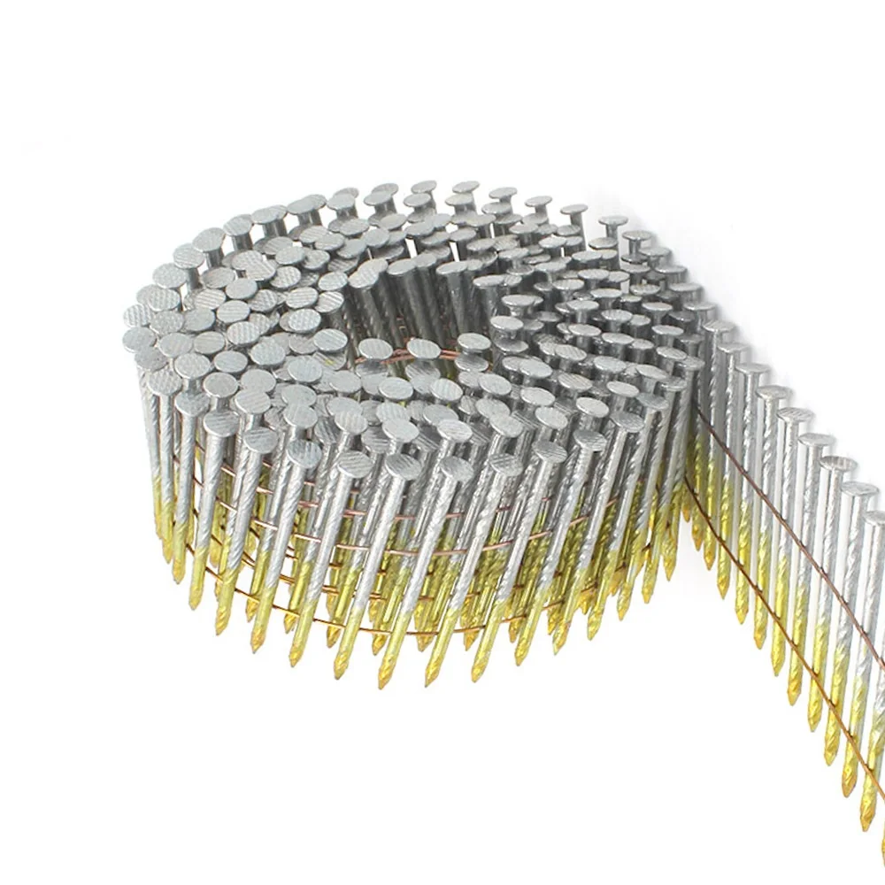 OEM ODE Customized Coil Nail Smooth Spiral Shank Manufactured in India at Wholesale Price Available for Sale