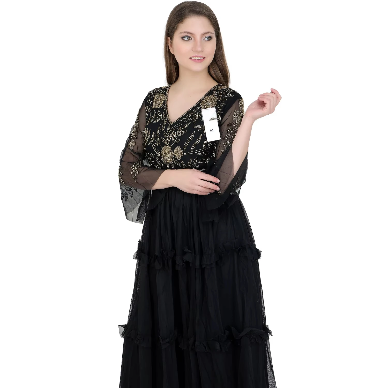 Eco-Friendly Y2K Sweet Beaded Sequin Casual Long Flare Sleeve Floor-Length Party Wedding Evening Dress for Women Eco-Friendly Y2K Sweet Beaded Sequin Casual Long Flare Sleeve Floor-Length Party Wedding Evening Dress for Women