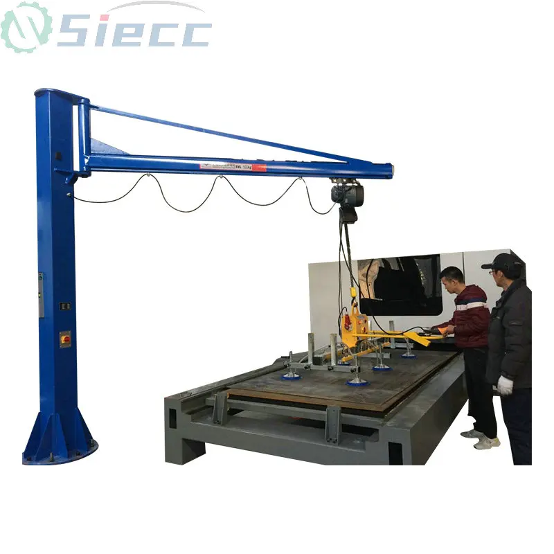 Column Mounted Jib Crane Bulk Bag Suction Cup Vacuum Tube Lifter With ...