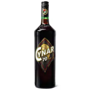 Premium Amaro Cynar 70 Proof 1,00 Lt 6 Bottles per Box