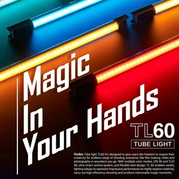 Godox TL60 Pavo Tube Light RGB Color Photography Light Handheld Light Stick with APP Remote Control for Photos Video Movie Vlog detail image