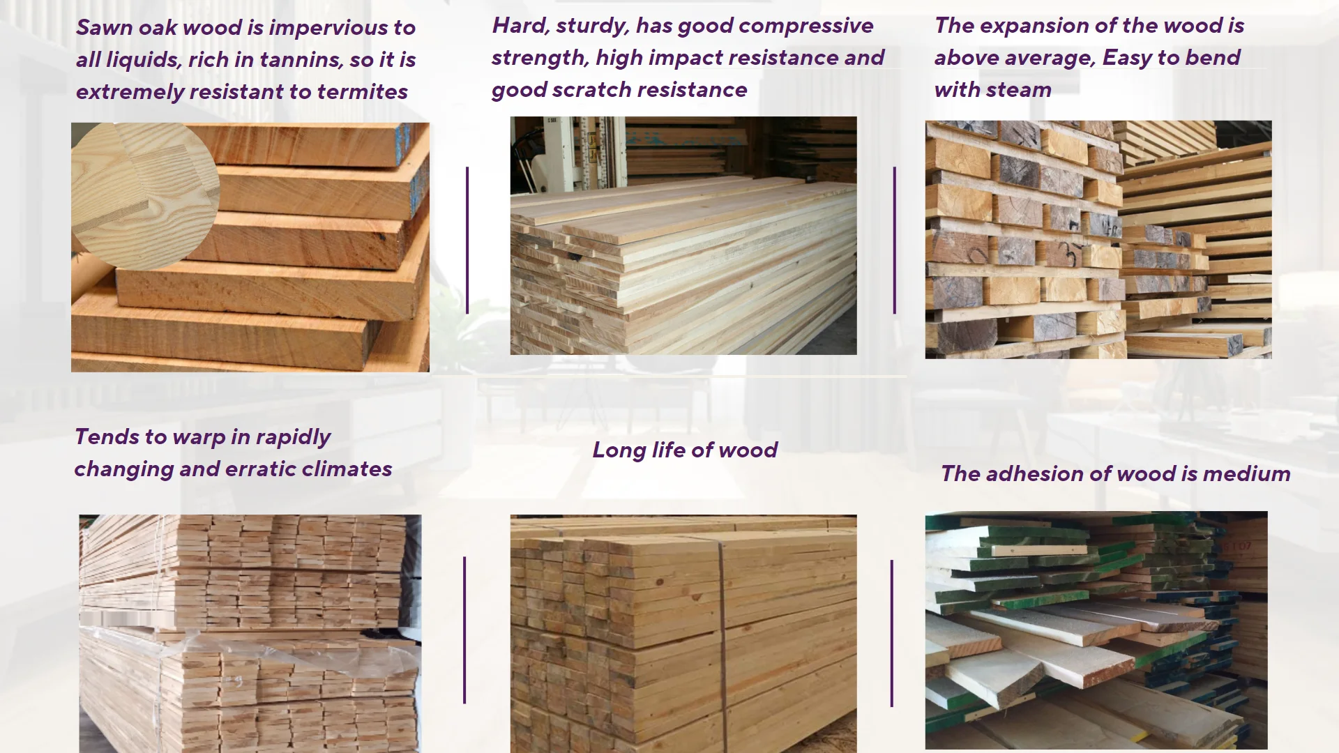 Wholesaler Oem Customized Dimension White Oak / Oak Timber Wood For ...
