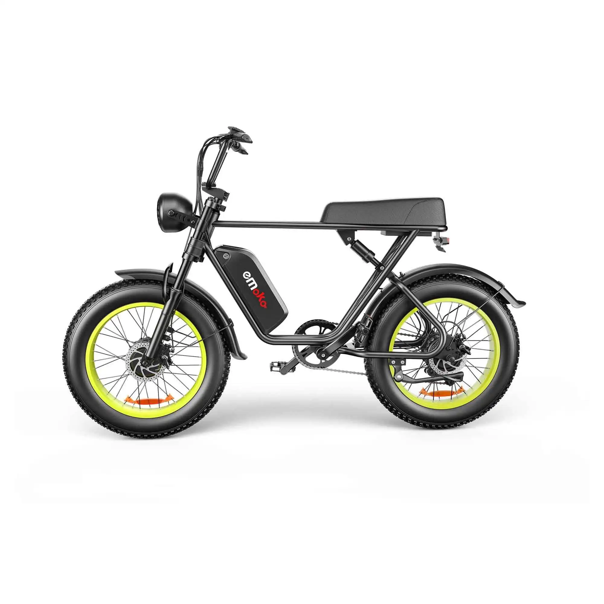 Emoko C91 Dual Motor Electric Mountain Bike Lightweight Aluminum Frame 48V Lithium Battery 250W Rear Hub Motor 60km Range Fat