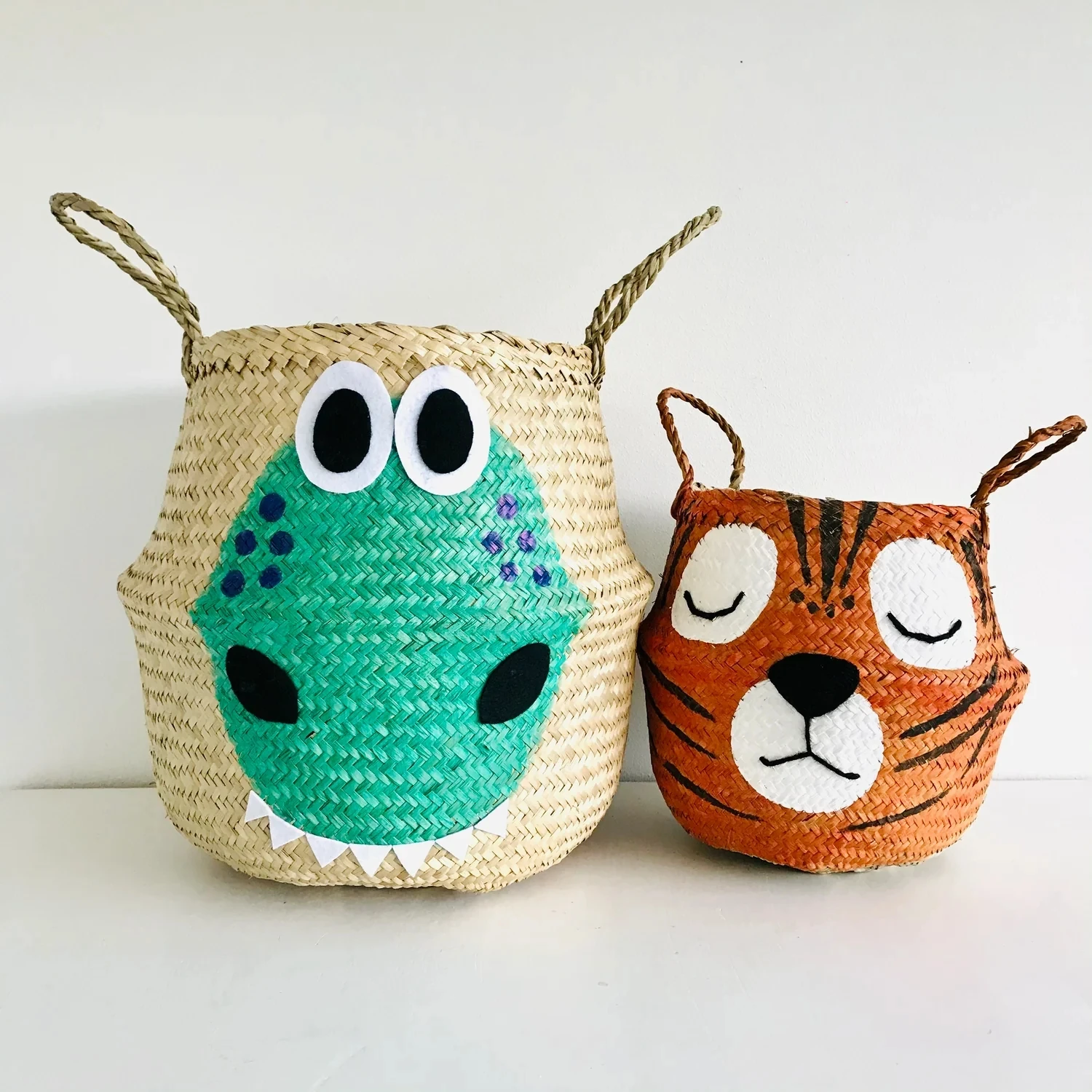 Корзина для белья из натуральных водорослей