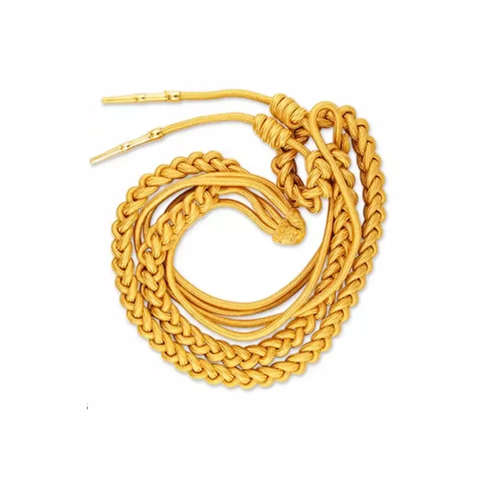 Oem Uniform Dress Cord Custom Aiguillettes & Shoulder Cords Gold ...