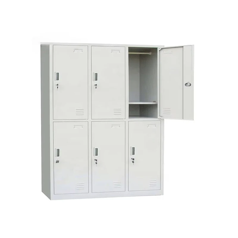 Factory locker room custom 304 stainless steel metal storage wardrobe