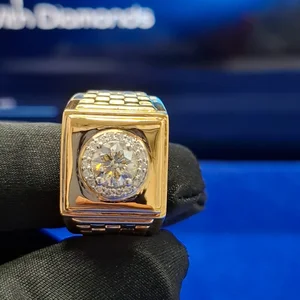 3.30 Carat Lab Grown Diamond Women's Engagement 14K Gold Handmade Ring IGI Certified Wedding & Party Ring